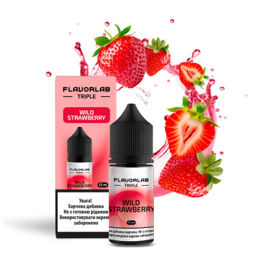 Жидкость Набор Flavorlab Triple Triple Wild Strawberry (Дикая Клубника) 30мл 6,5% Felix Shop