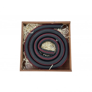 Силиконовый шланг Hookah Lab Leather Black Felix Shop