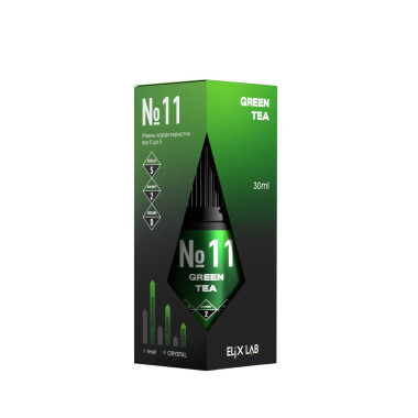 Жидкость Elix Crystal Green Tea (Зелёный Чай) 30мл 5% Felix Shop