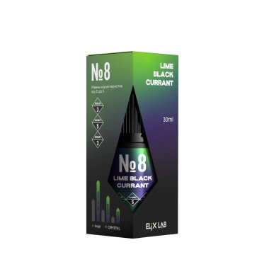 Жидкость Elix Crystal Lime Black Currant (Лайм Чёрная Смородина) 30мл 5% Felix Shop