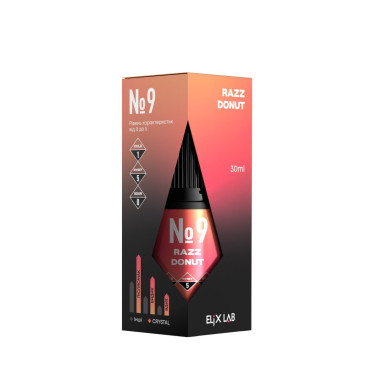 Жидкость Elix Crystal Razz Donut (Малиновый Пончик) 30мл 5% Felix Shop