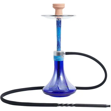 Кальян Hookah Lab Leather Black & Blue 2 (Cиняя колба) Felix Shop