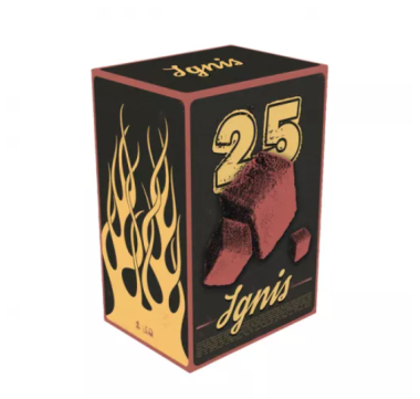 Уголь Ignis C 25 в коробке 1 кг Felix Shop