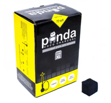 Уголь кокосовый Panda (Панда) 1 кг. 72 шт. Felix Shop