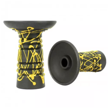 Чаша Gusto Bowls Alien Black Glaze Yellow Felix Shop